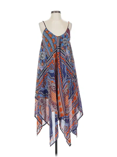 Pre-owned Japna Casual Dress In Blue