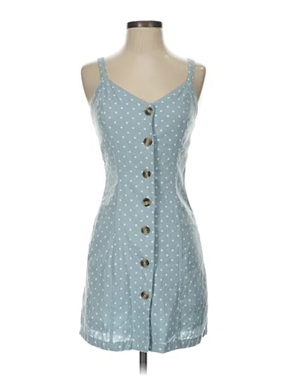 Pre-owned Japna Casual Dress In Blue