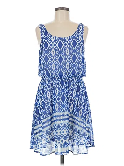 Pre-owned Japna Casual Dress In Blue
