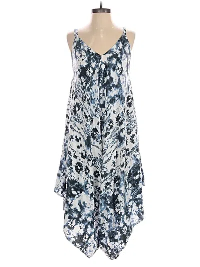 Pre-owned Japna Casual Dress In Blue