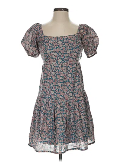 Pre-owned Japna Casual Dress In Blue