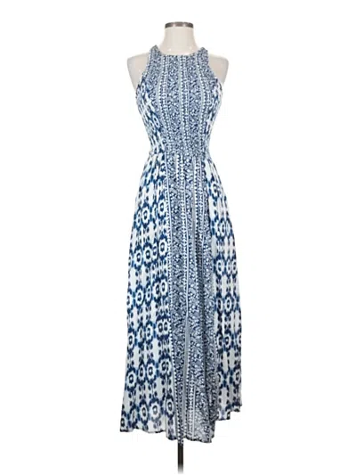 Pre-owned Japna Casual Dress In Blue