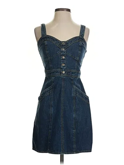 Pre-owned Japna Casual Dress In Blue
