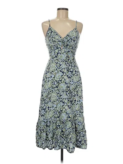 Pre-owned Japna Casual Dress In Blue