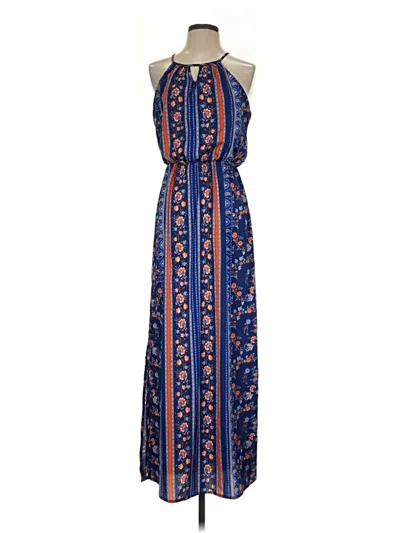 Pre-owned Japna Casual Dress In Blue