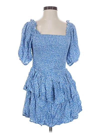 Pre-owned Japna Casual Dress In Blue