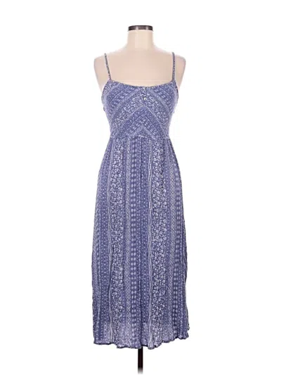 Pre-owned Japna Casual Dress In Blue