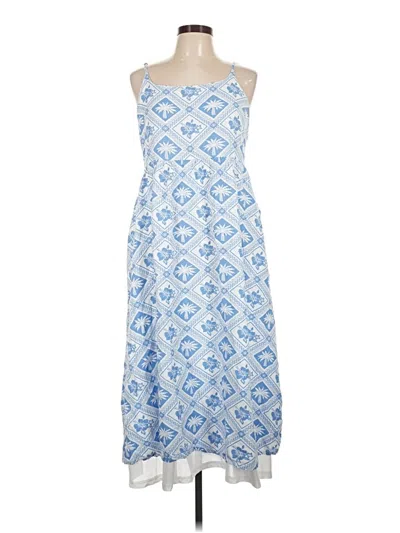 Pre-owned Japna Casual Dress In Blue