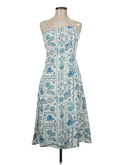 Pre-owned Japna Casual Dress In Blue