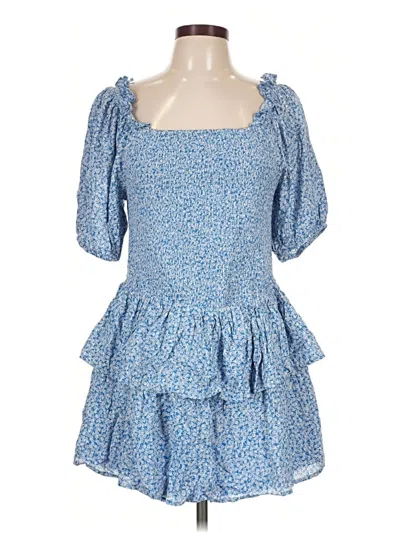 Pre-owned Japna Casual Dress In Blue
