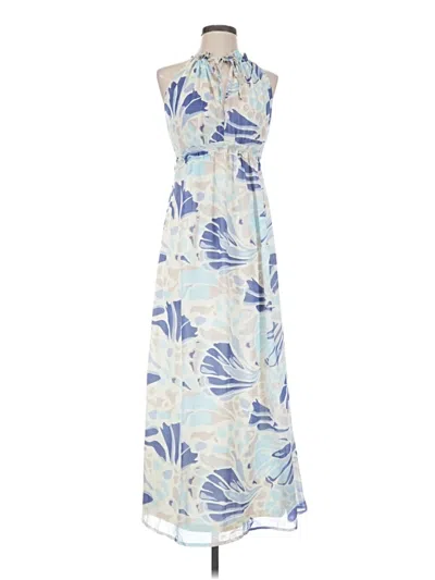 Pre-owned Japna Casual Dress In Blue