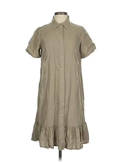Pre-owned Japna Casual Dress In Brown