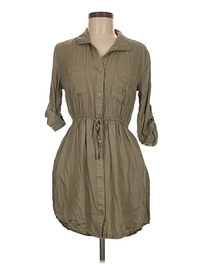 Pre-owned Japna Casual Dress In Brown
