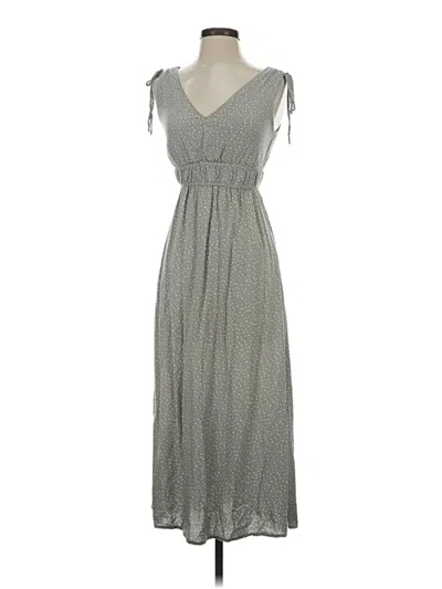Pre-owned Japna Casual Dress In Gray