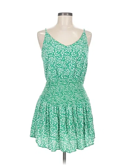 Pre-owned Japna Casual Dress In Green
