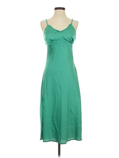 Pre-owned Japna Casual Dress In Green