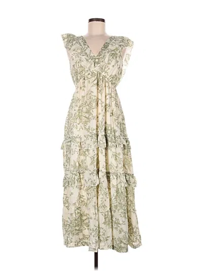 Pre-owned Japna Casual Dress In Ivory