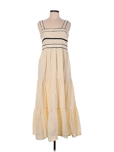 Pre-owned Japna Casual Dress In Ivory