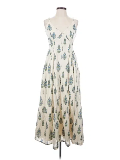 Pre-owned Japna Casual Dress In Ivory