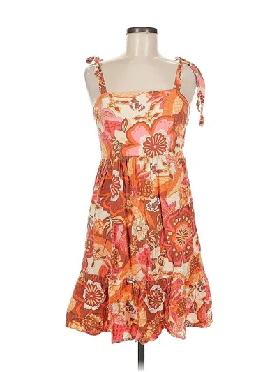 Pre-owned Japna Casual Dress In Orange