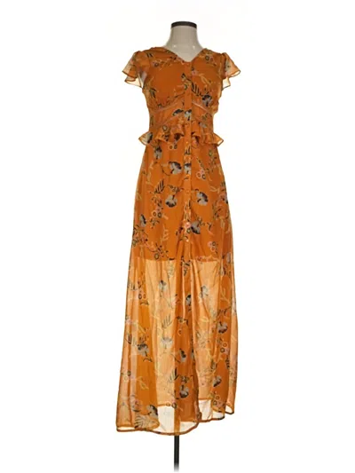 Pre-owned Japna Casual Dress In Orange