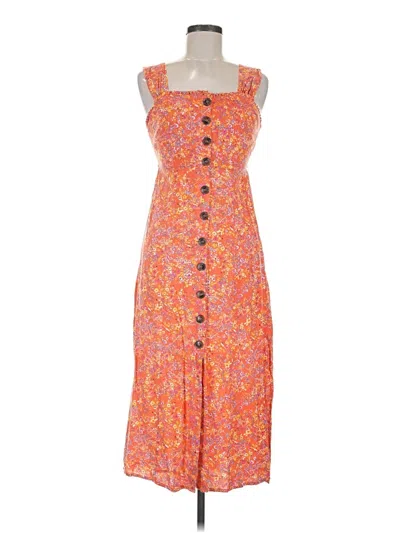 Pre-owned Japna Casual Dress In Orange