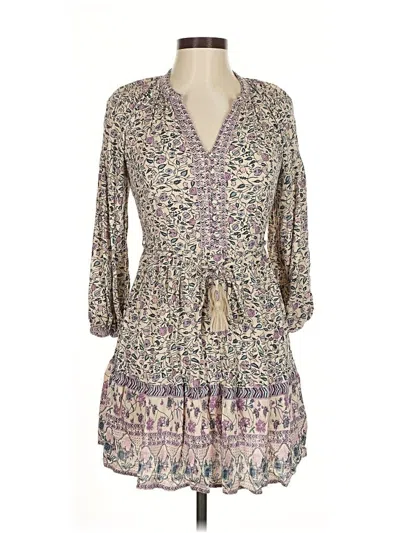 Pre-owned Japna Casual Dress In Purple