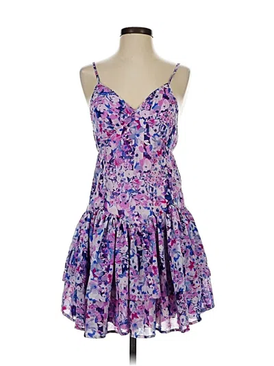 Pre-owned Japna Casual Dress In Purple