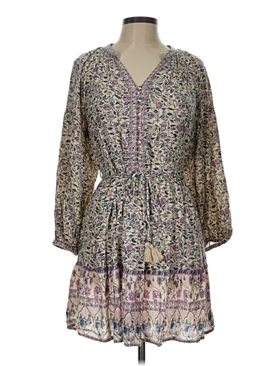 Pre-owned Japna Casual Dress In Purple
