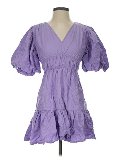 Pre-owned Japna Casual Dress In Purple
