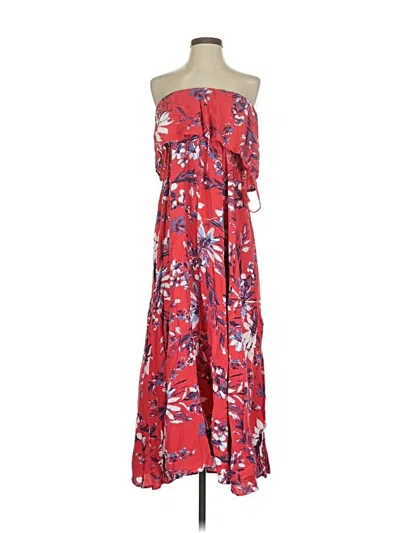 Pre-owned Japna Casual Dress In Red