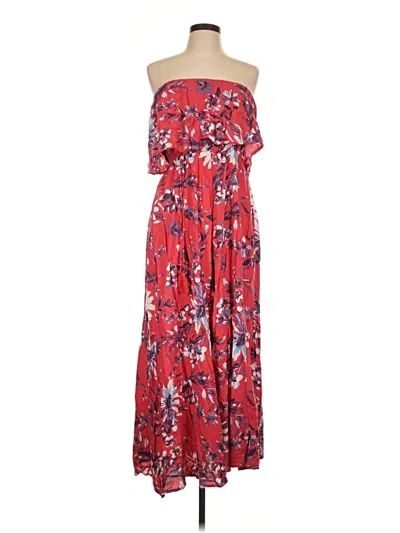 Pre-owned Japna Casual Dress In Red