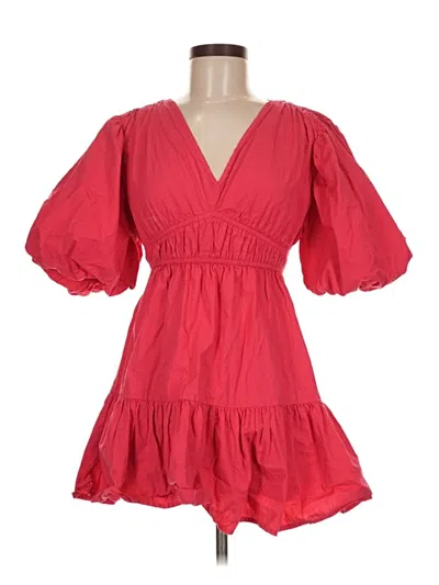 Pre-owned Japna Casual Dress In Red