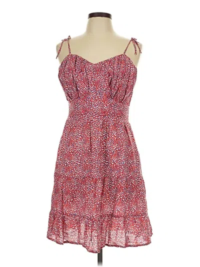 Pre-owned Japna Casual Dress In Red