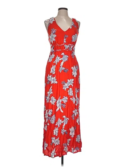 Pre-owned Japna Casual Dress In Red
