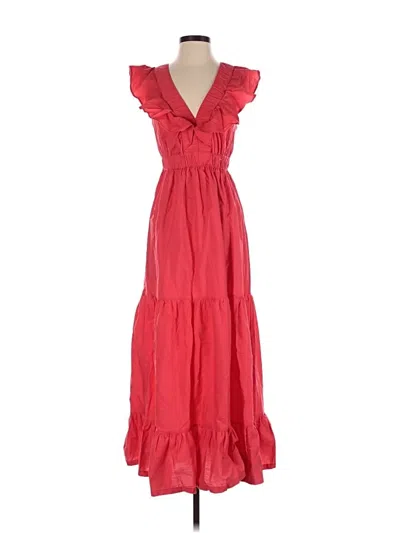 Pre-owned Japna Casual Dress In Red