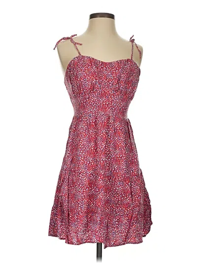 Pre-owned Japna Casual Dress In Red