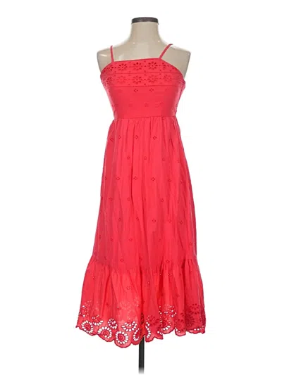 Pre-owned Japna Casual Dress In Red