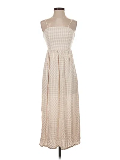 Pre-owned Japna Casual Dress In Tan