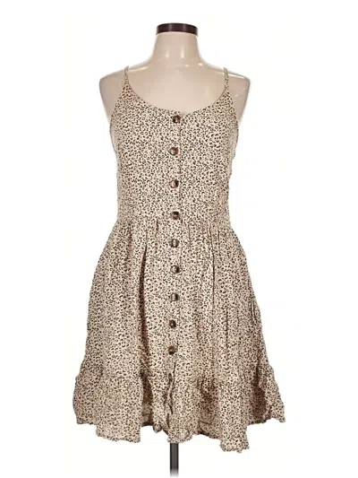 Pre-owned Japna Casual Dress In Tan
