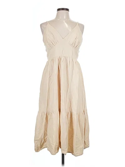 Pre-owned Japna Casual Dress In Tan