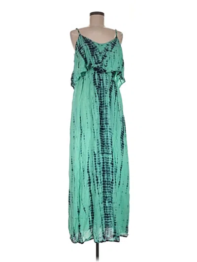 Pre-owned Japna Casual Dress In Teal