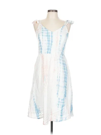 Pre-owned Japna Casual Dress In White