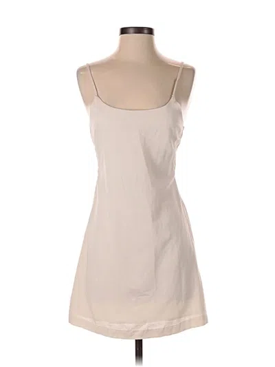 Pre-owned Japna Casual Dress In White