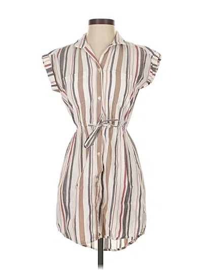 Pre-owned Japna Casual Dress In White