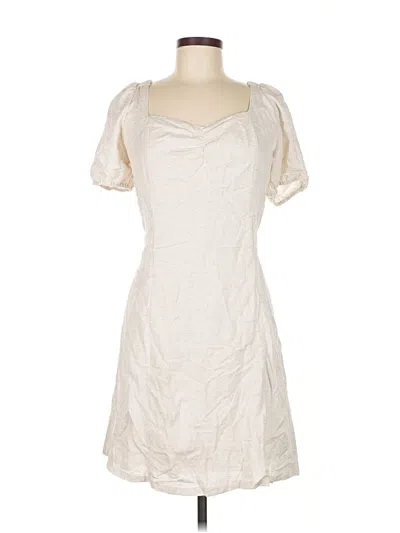 Pre-owned Japna Casual Dress In White