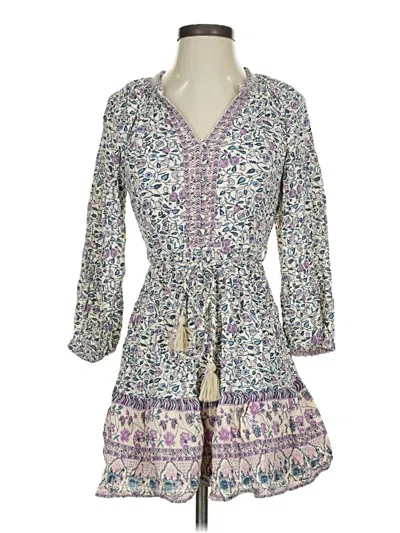 Pre-owned Japna Casual Dress In White