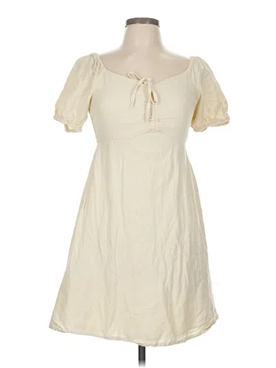 Pre-owned Japna Casual Dress In White