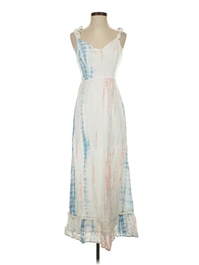 Pre-owned Japna Casual Dress In White