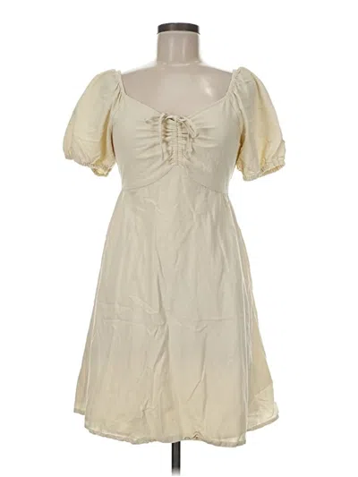 Pre-owned Japna Casual Dress In White